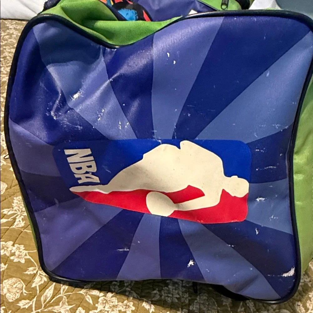 Vintage bag Colorful Flame Graphic Duffel Bag - Multicolor